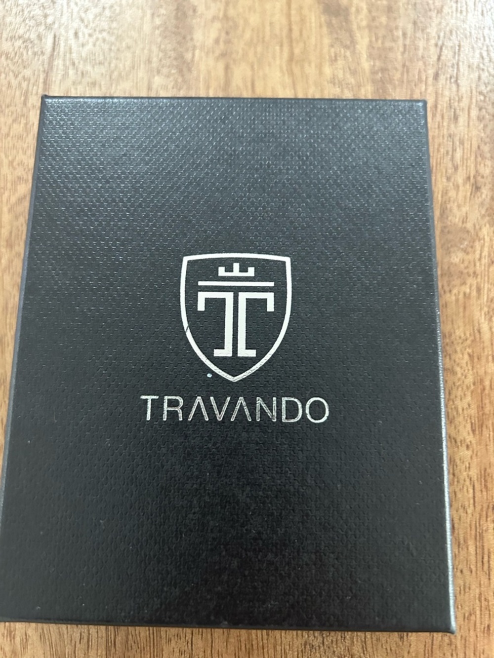 TRAVANDO Men’s Wallet Black and Caramel